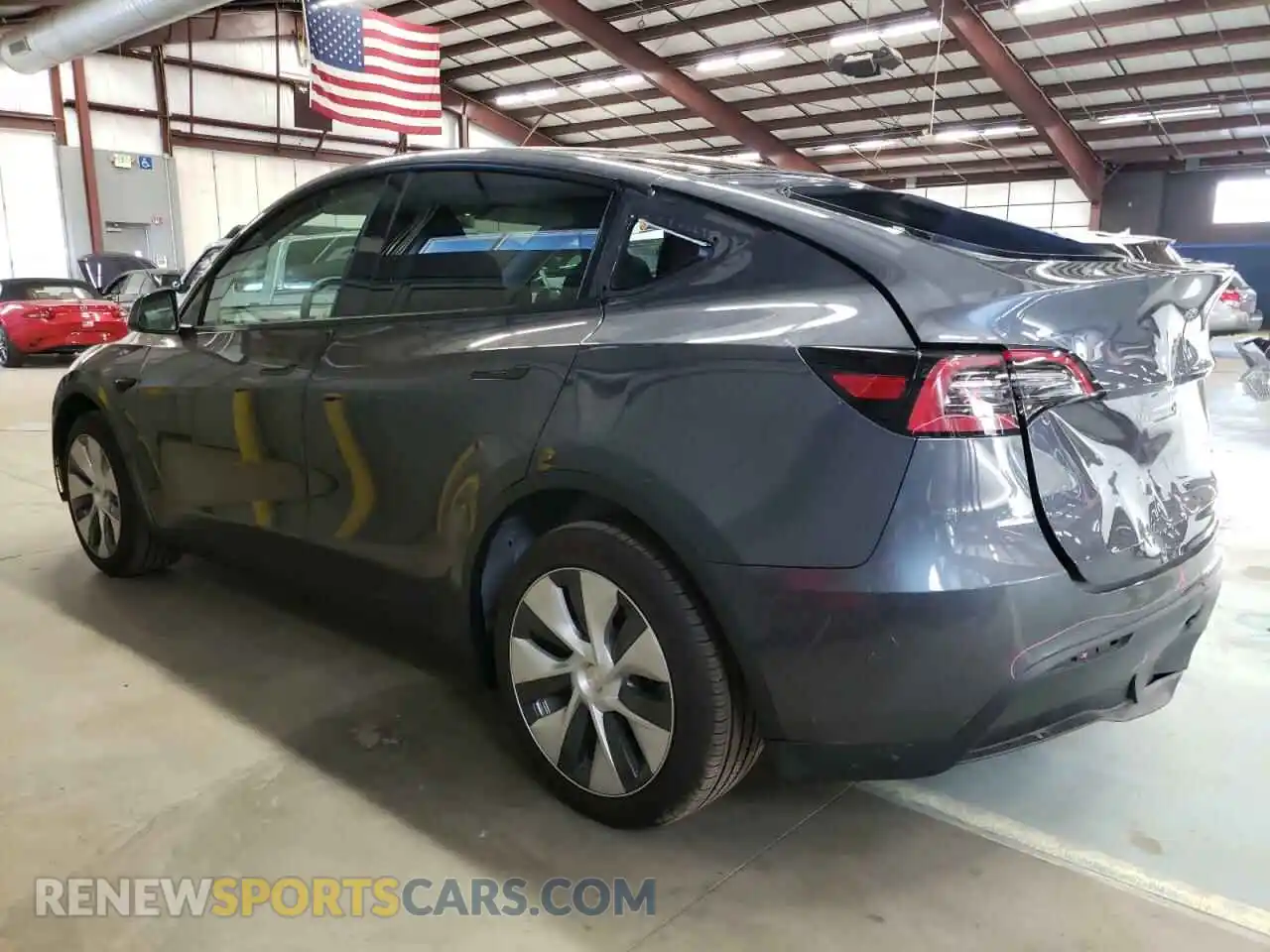 2 Photograph of a damaged car 7SAYGDEE9PF752174 TESLA MODEL Y 2023