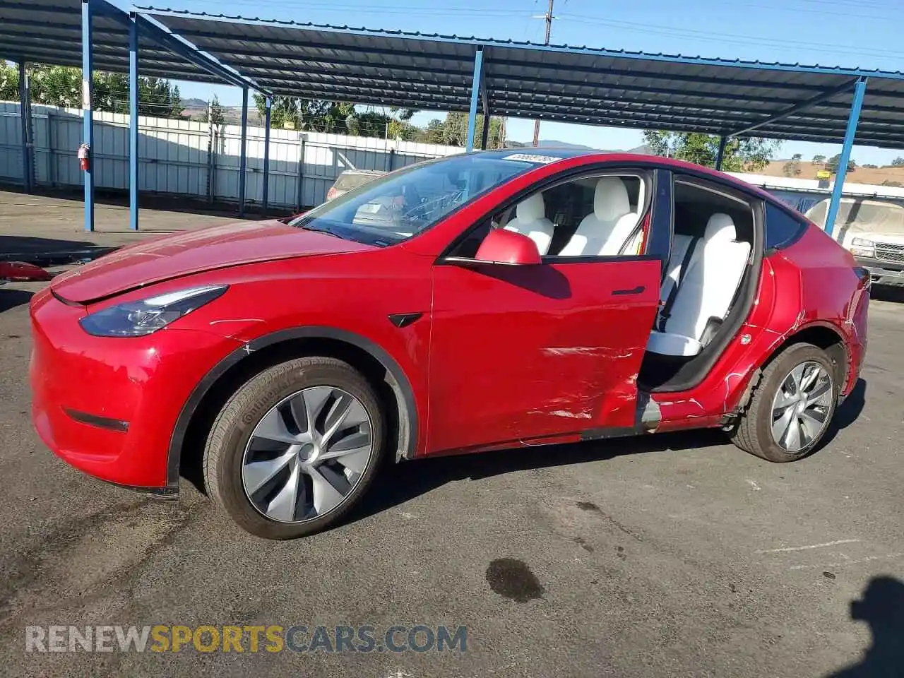 1 Фотография поврежденного автомобиля 7SAYGDEE9PF806587 TESLA MODEL Y 2023