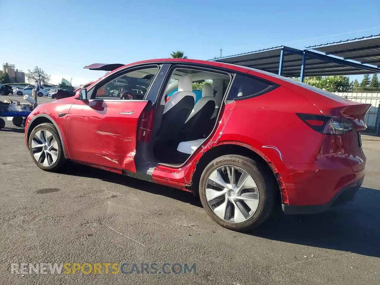 2 Фотография поврежденного автомобиля 7SAYGDEE9PF806587 TESLA MODEL Y 2023