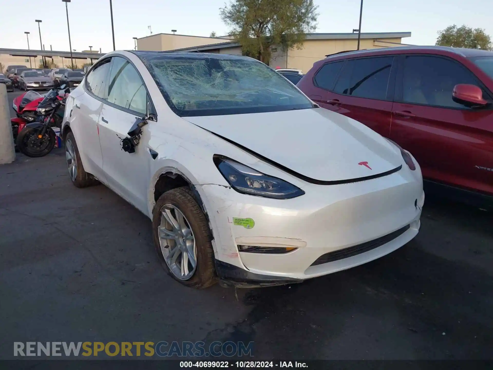 1 Photograph of a damaged car 7SAYGDEE9PF806749 TESLA MODEL Y 2023
