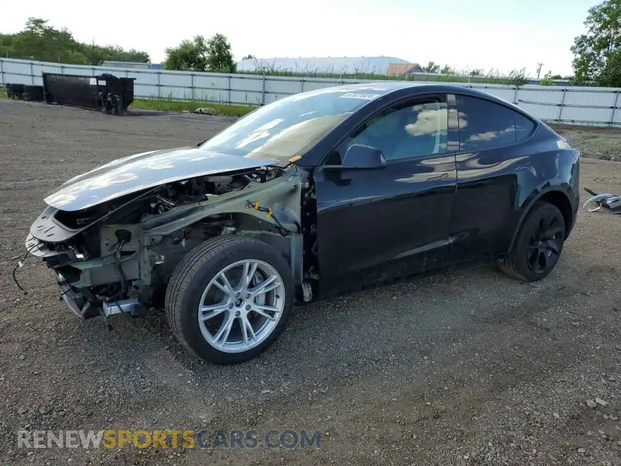 1 Photograph of a damaged car 7SAYGDEE9PF809117 TESLA MODEL Y 2023