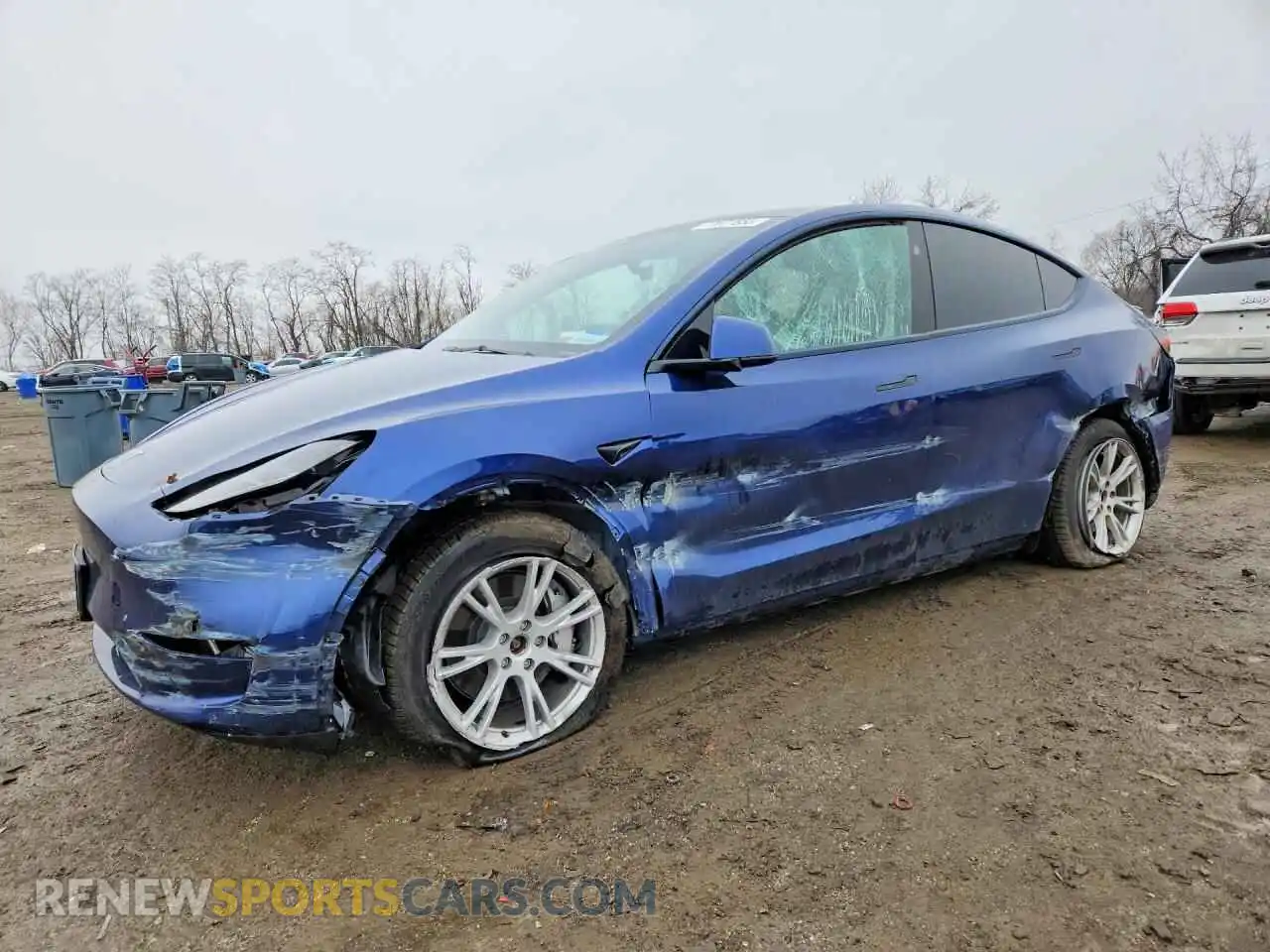 1 Photograph of a damaged car 7SAYGDEE9PF826631 TESLA MODEL Y 2023