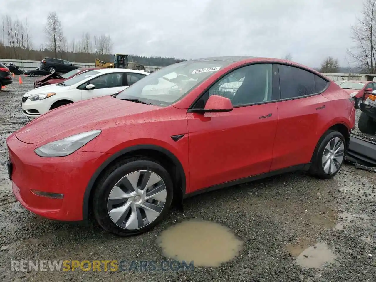 1 Photograph of a damaged car 7SAYGDEE9PF860875 TESLA MODEL Y 2023