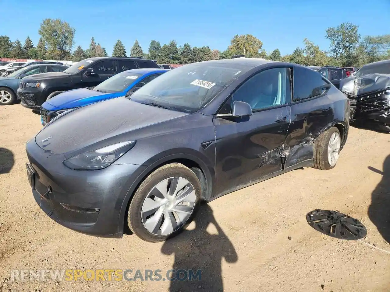 1 Photograph of a damaged car 7SAYGDEE9PF866272 TESLA MODEL Y 2023