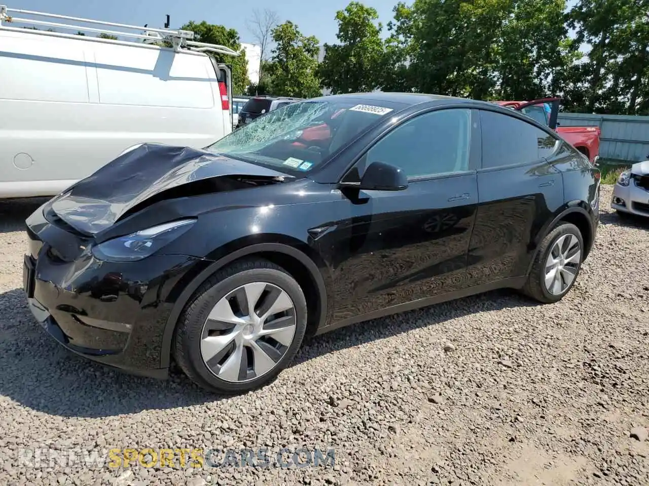 1 Photograph of a damaged car 7SAYGDEE9PF879166 TESLA MODEL Y 2023