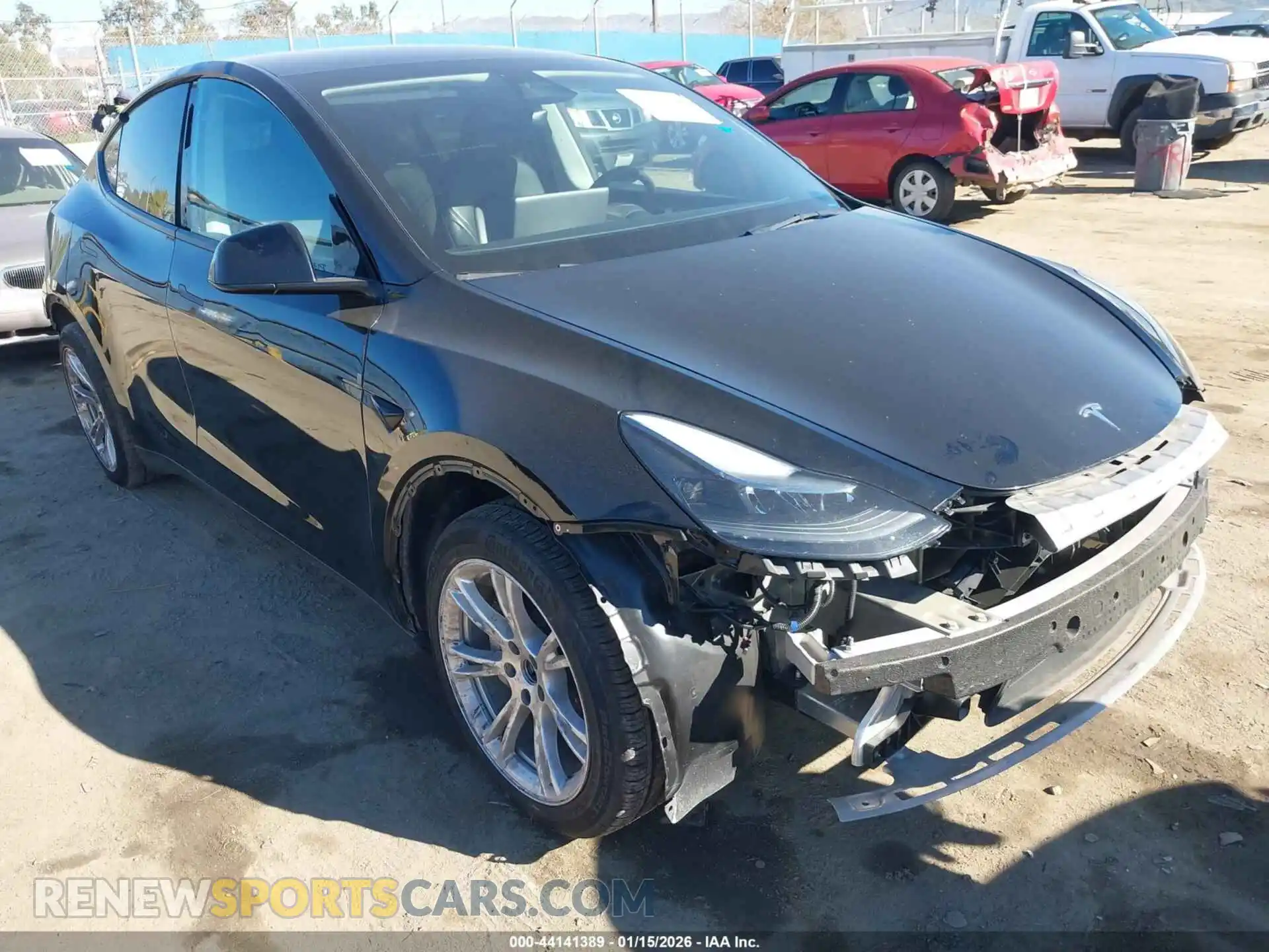 1 fotografías del automóvil dañado 7SAYGDEE9PF907077 TESLA MODEL Y 2023
