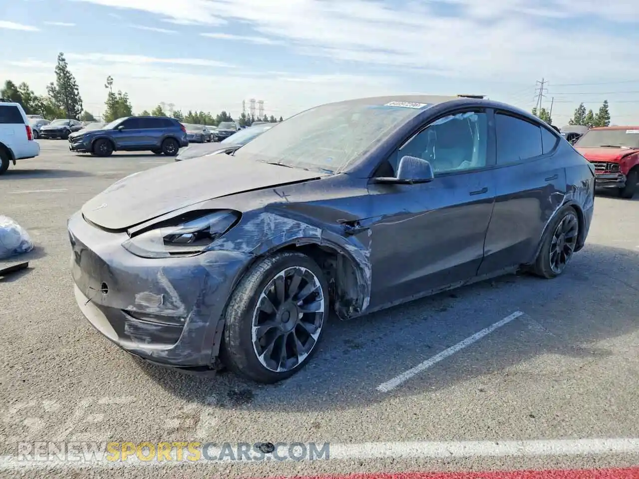 1 Photograph of a damaged car 7SAYGDEE9PF960426 TESLA MODEL Y 2023