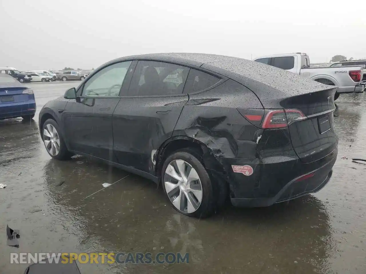 2 Фотография поврежденного автомобиля 7SAYGDEE9PF967313 TESLA MODEL Y 2023