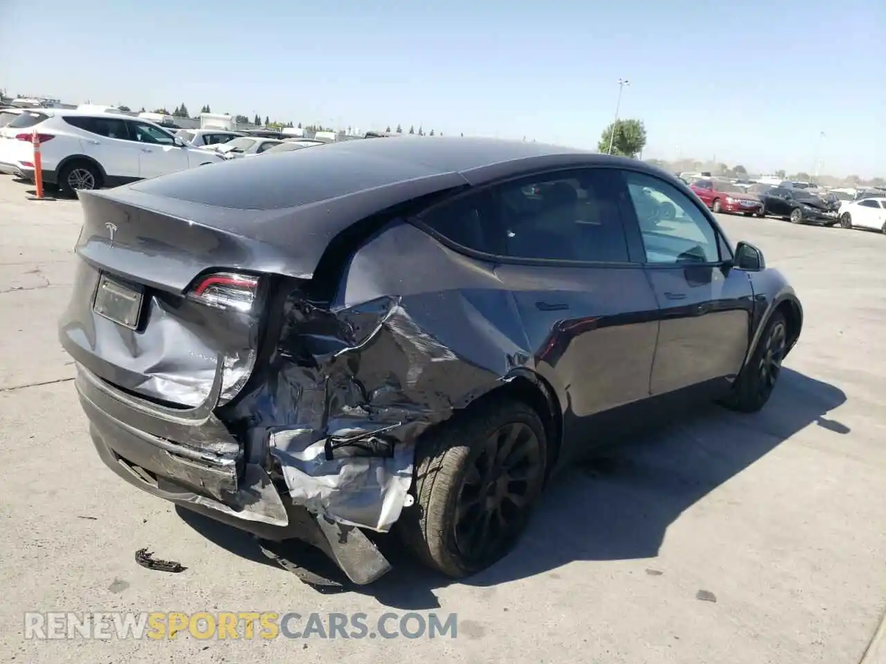 3 Photograph of a damaged car 7SAYGDEE9PF970633 TESLA MODEL Y 2023
