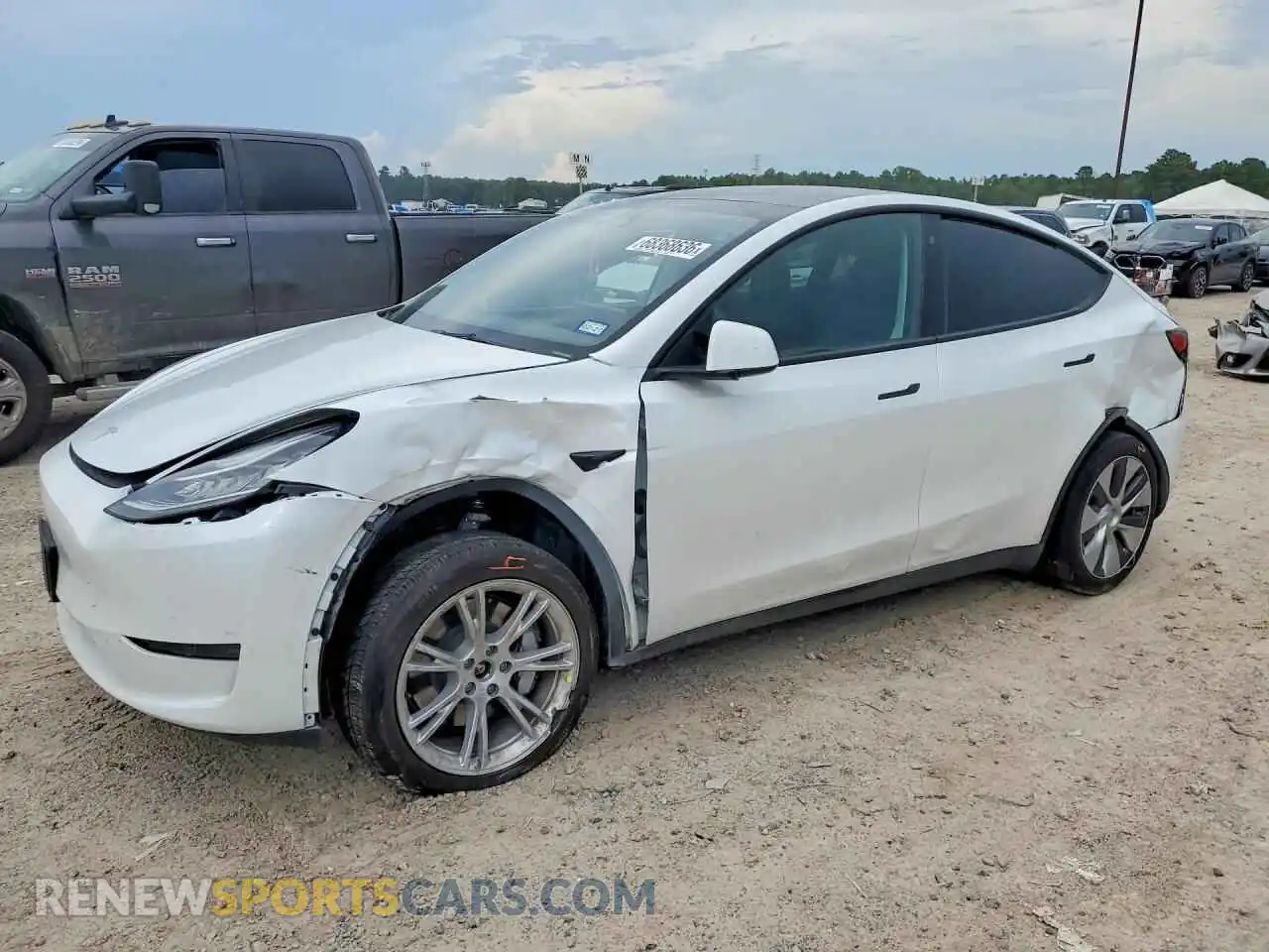 1 Photograph of a damaged car 7SAYGDEEXPA057375 TESLA MODEL Y 2023