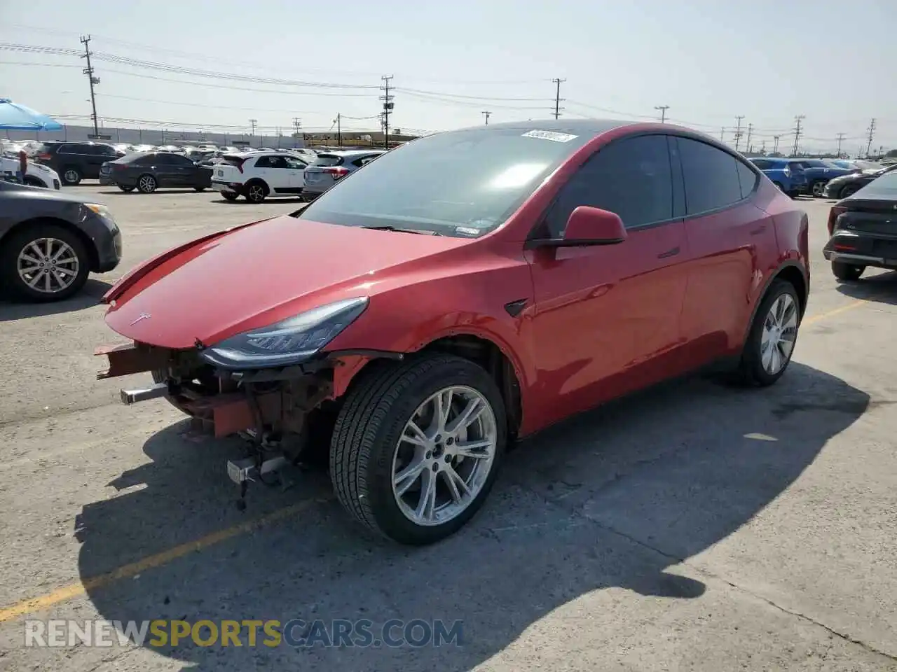 1 Photograph of a damaged car 7SAYGDEEXPA062964 TESLA MODEL Y 2023