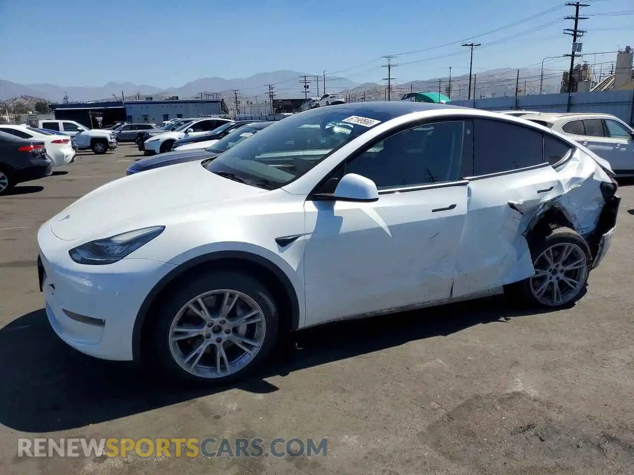 1 Фотография поврежденного автомобиля 7SAYGDEEXPA079523 TESLA MODEL Y 2023