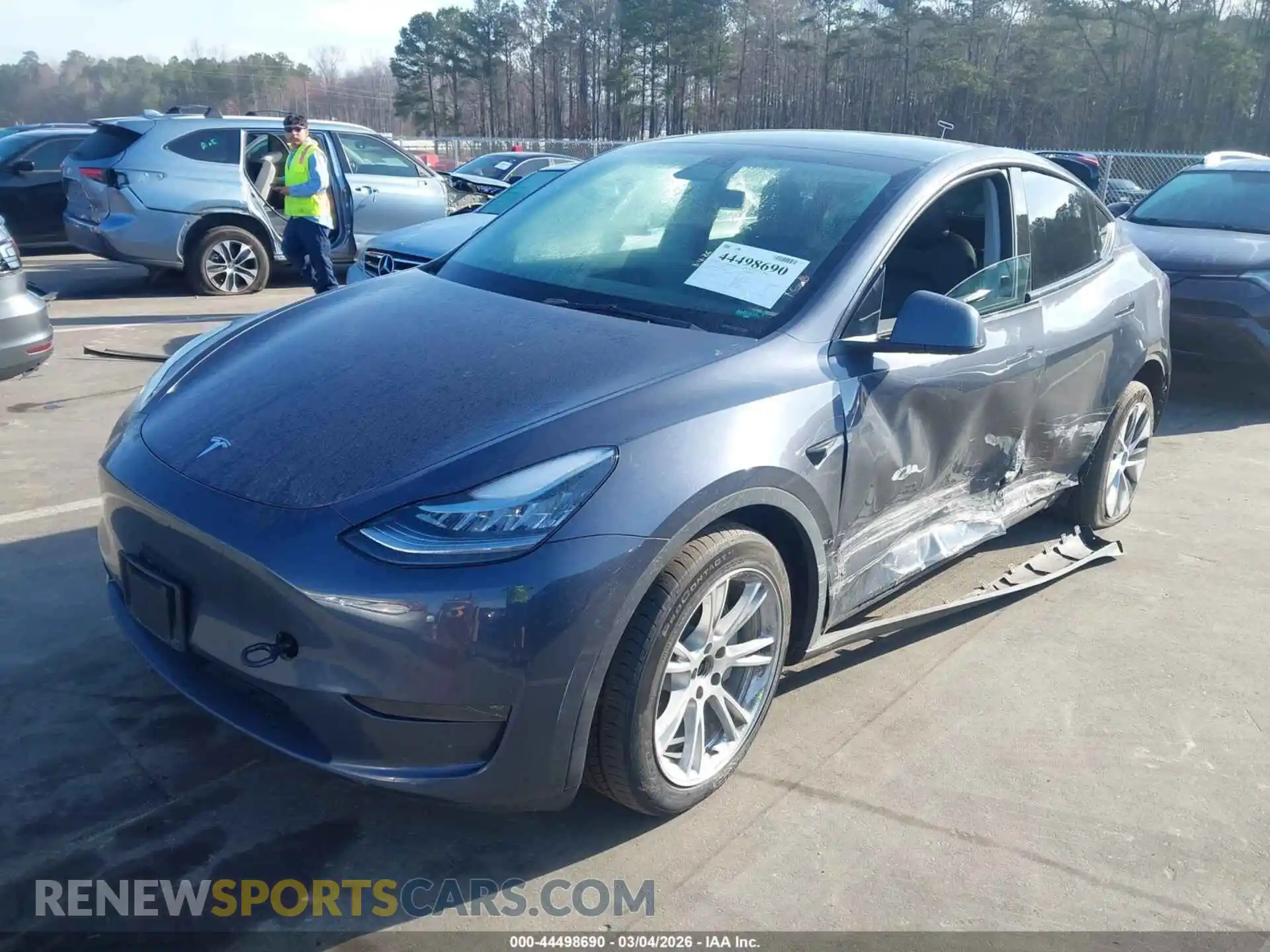 2 Photograph of a damaged car 7SAYGDEEXPA089470 TESLA MODEL Y 2023
