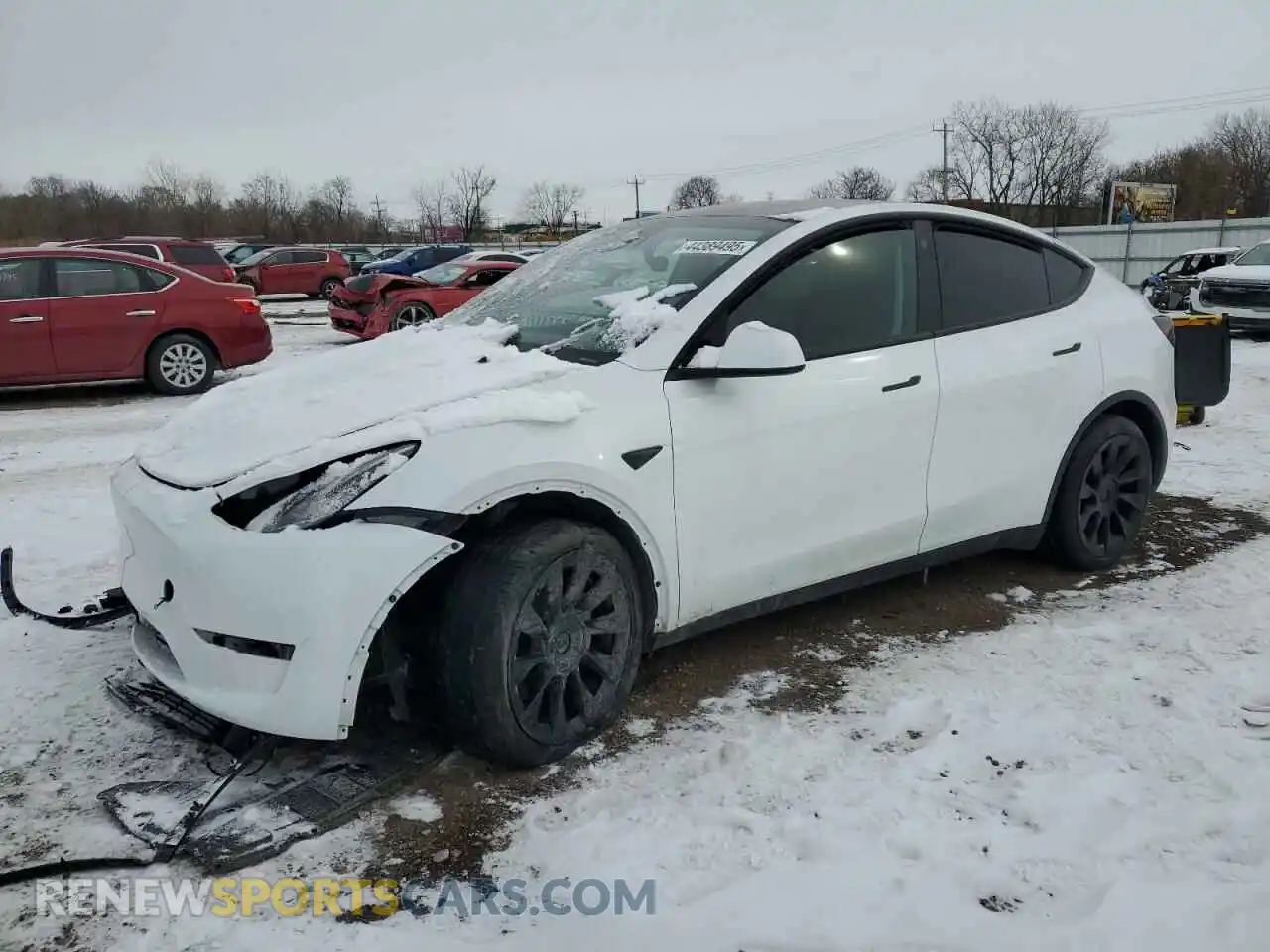 1 Photograph of a damaged car 7SAYGDEEXPA098797 TESLA MODEL Y 2023