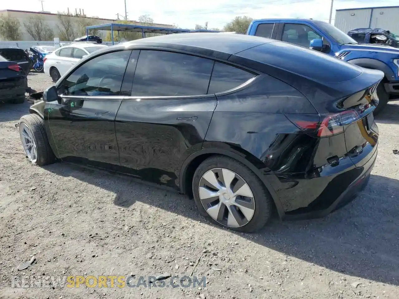 2 Фотография поврежденного автомобиля 7SAYGDEEXPA104971 TESLA MODEL Y 2023
