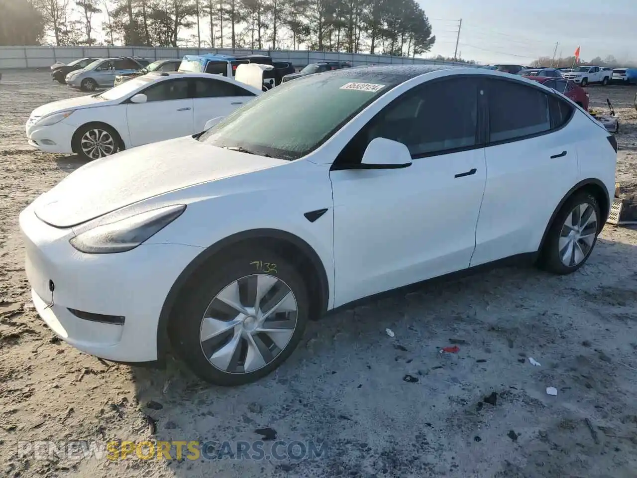 1 Photograph of a damaged car 7SAYGDEEXPA118272 TESLA MODEL Y 2023