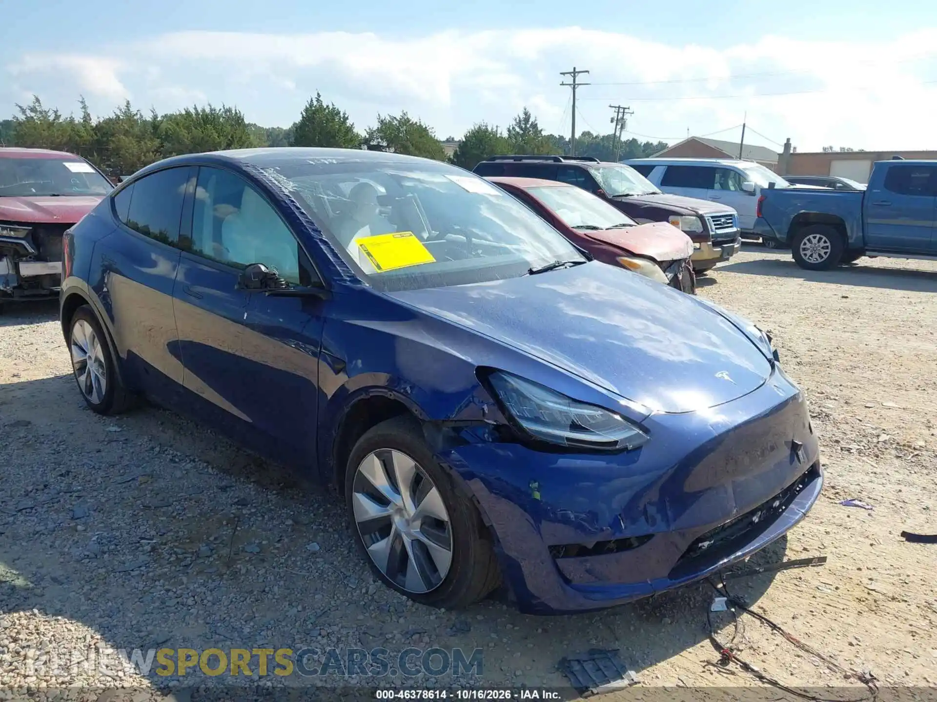 1 Фотография поврежденного автомобиля 7SAYGDEEXPA136397 TESLA MODEL Y 2023