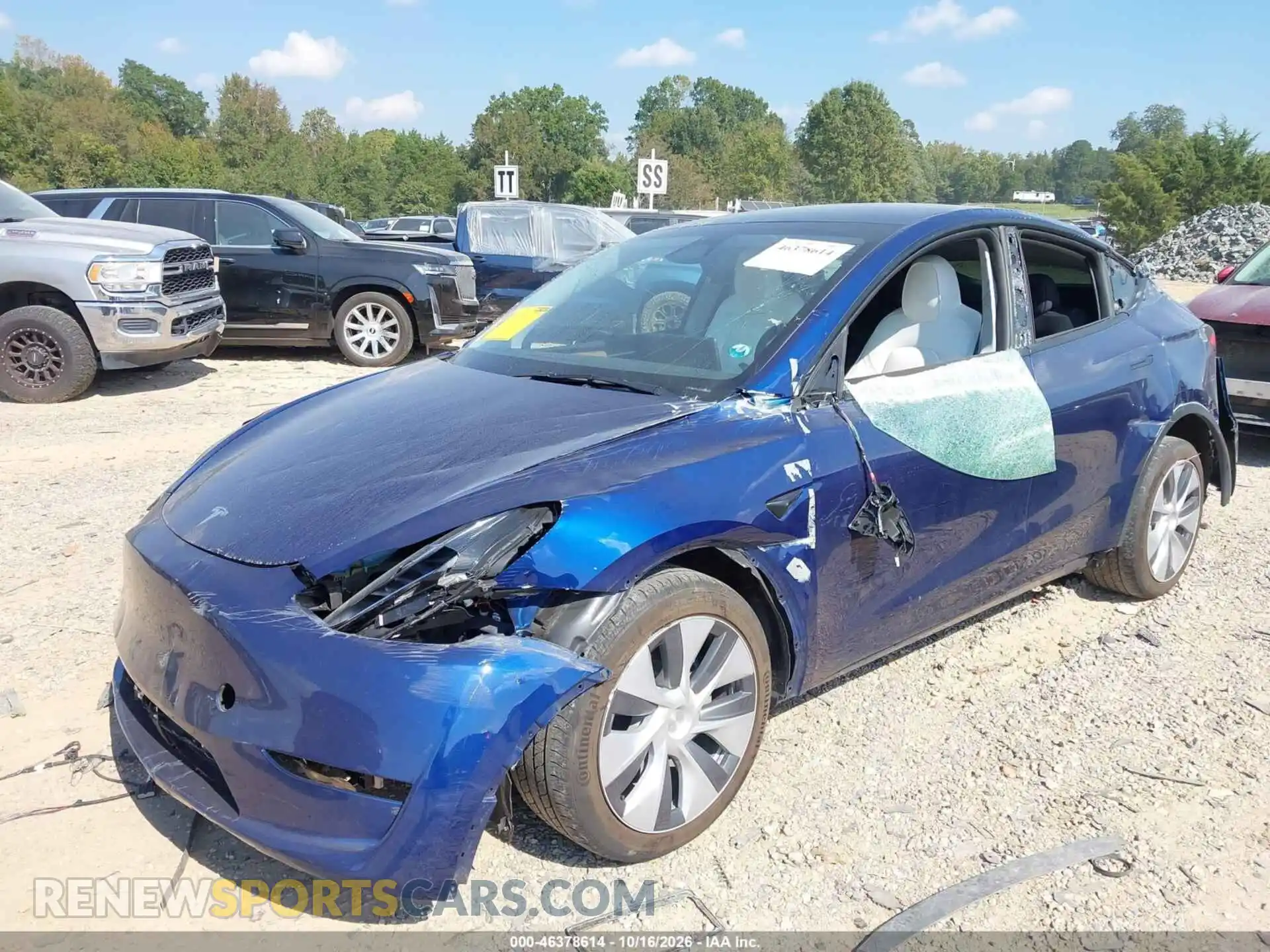 2 Фотография поврежденного автомобиля 7SAYGDEEXPA136397 TESLA MODEL Y 2023