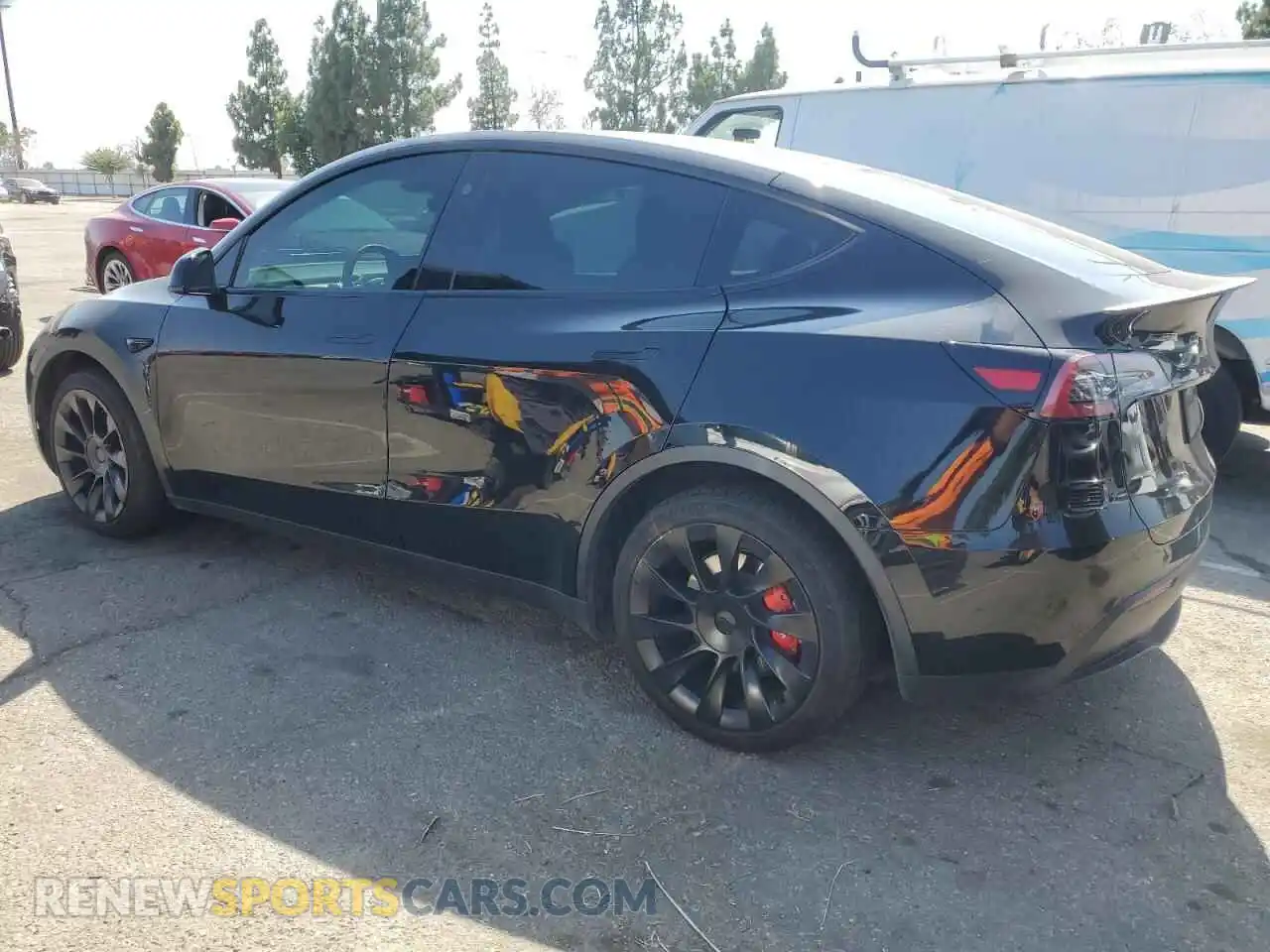 2 Photograph of a damaged car 7SAYGDEEXPA137162 TESLA MODEL Y 2023