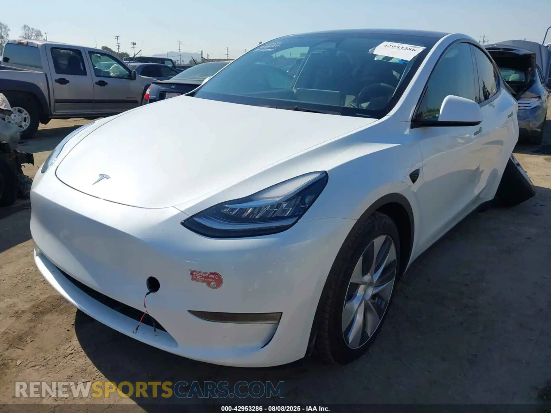 2 Photograph of a damaged car 7SAYGDEEXPA150557 TESLA MODEL Y 2023