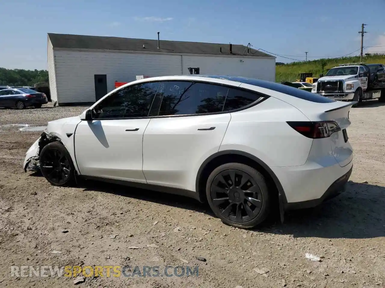 2 Photograph of a damaged car 7SAYGDEEXPA153989 TESLA MODEL Y 2023