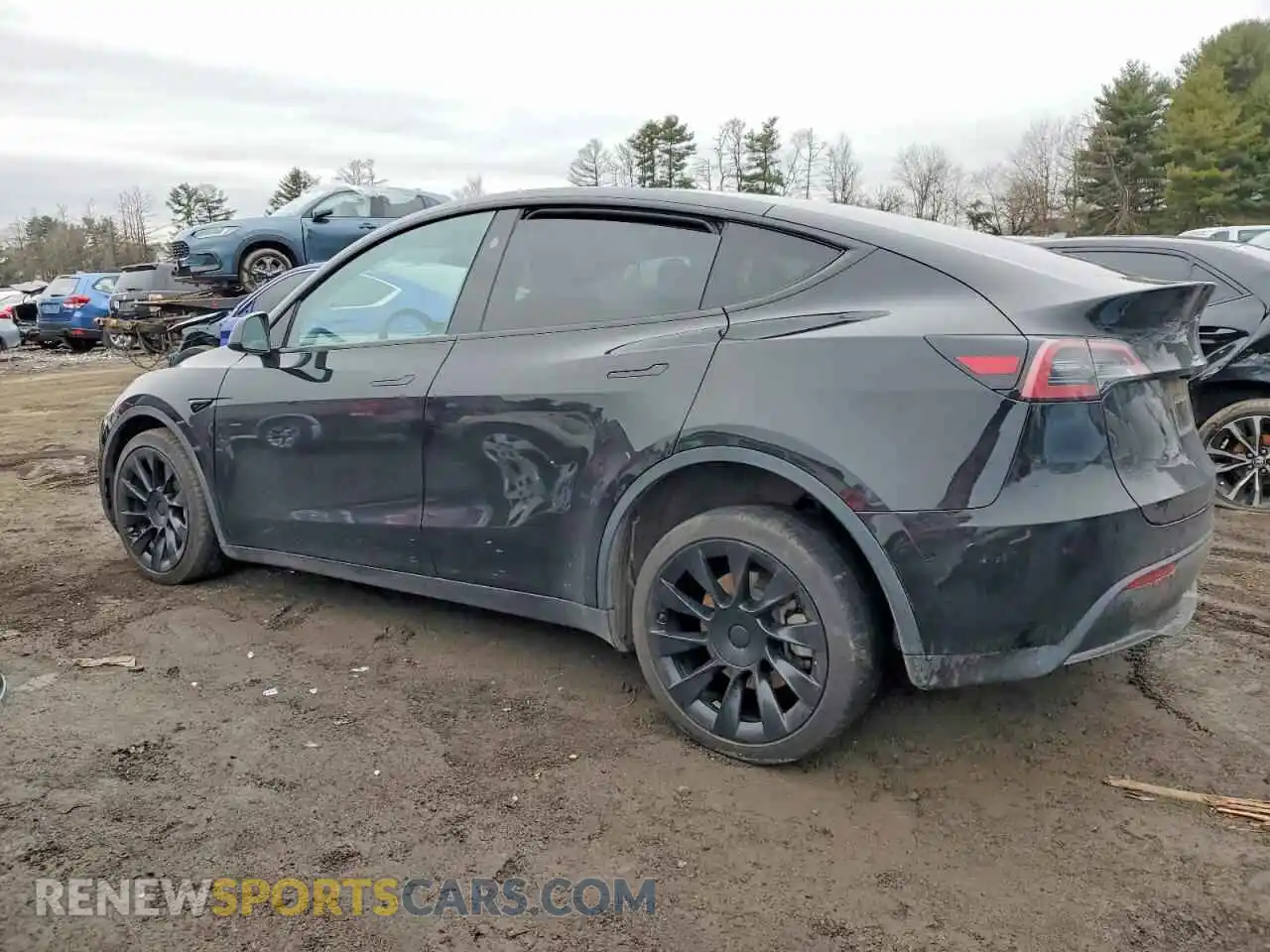 2 Фотография поврежденного автомобиля 7SAYGDEEXPA163924 TESLA MODEL Y 2023