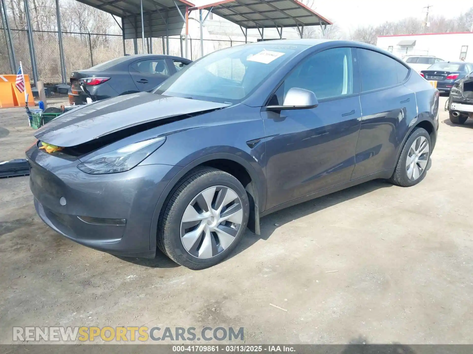 2 Photograph of a damaged car 7SAYGDEEXPA168444 TESLA MODEL Y 2023