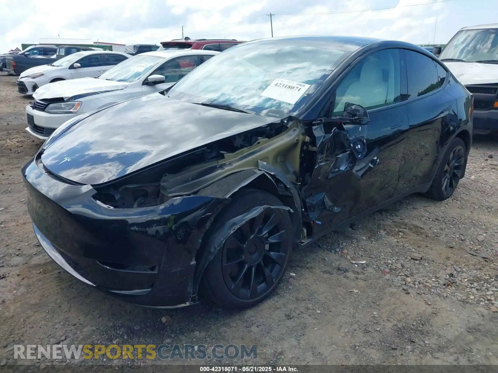 2 Фотография поврежденного автомобиля 7SAYGDEEXPA177645 TESLA MODEL Y 2023