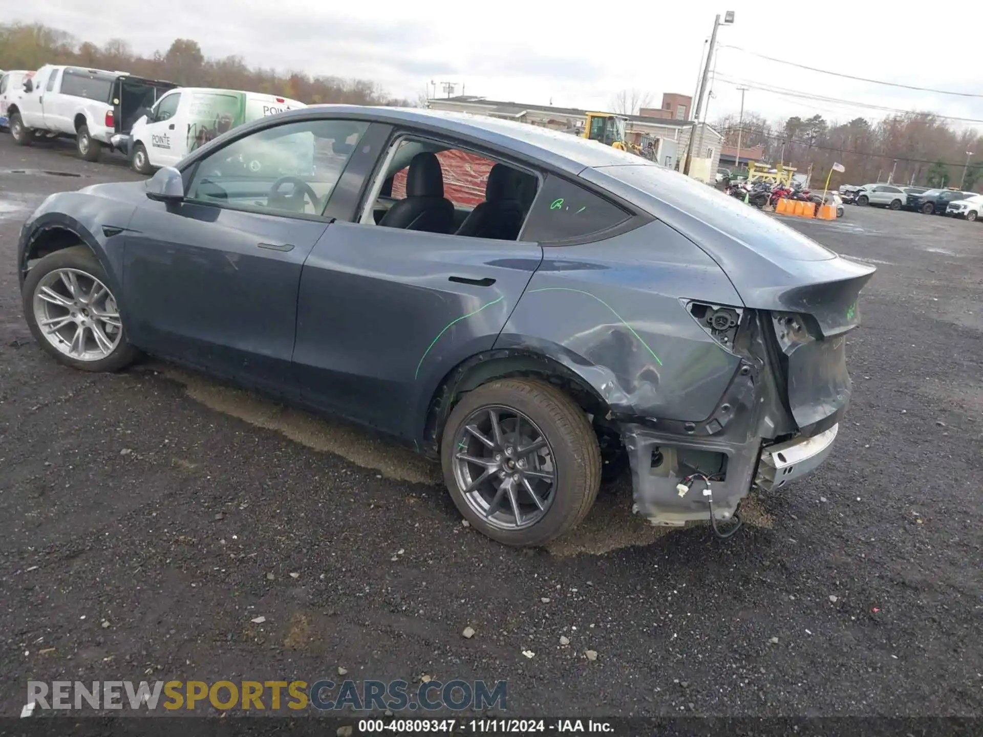 3 Photograph of a damaged car 7SAYGDEEXPA179993 TESLA MODEL Y 2023