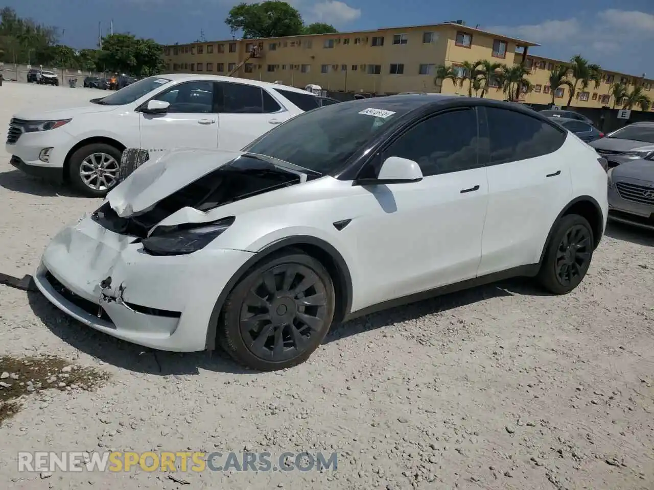1 Photograph of a damaged car 7SAYGDEEXPA197958 TESLA MODEL Y 2023