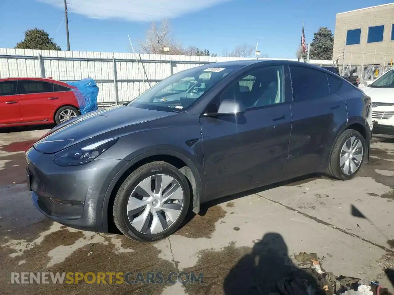 1 Photograph of a damaged car 7SAYGDEEXPA206299 TESLA MODEL Y 2023