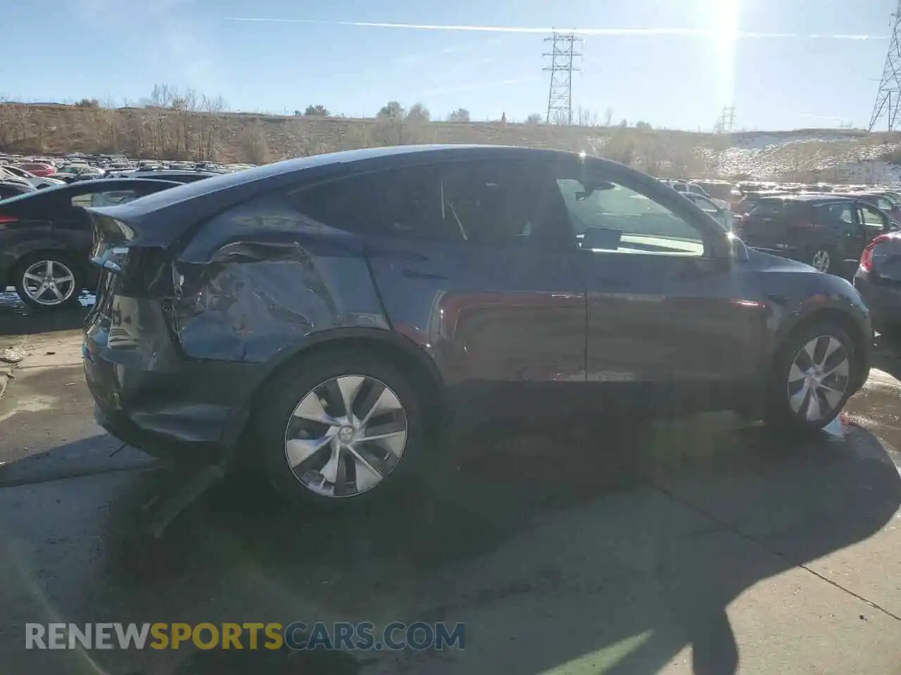 3 Photograph of a damaged car 7SAYGDEEXPA206299 TESLA MODEL Y 2023