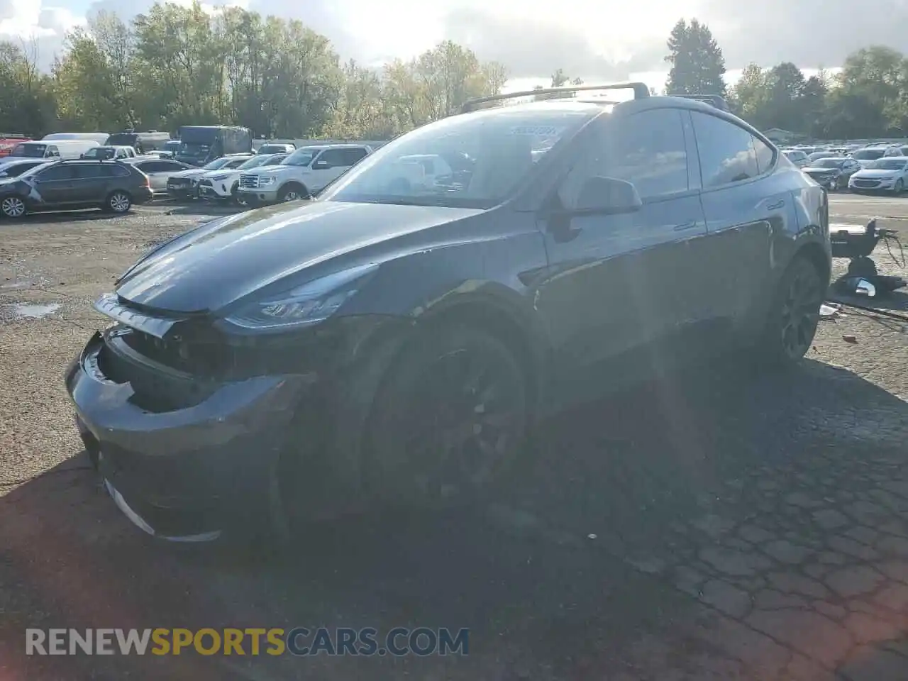 1 Photograph of a damaged car 7SAYGDEEXPF598767 TESLA MODEL Y 2023