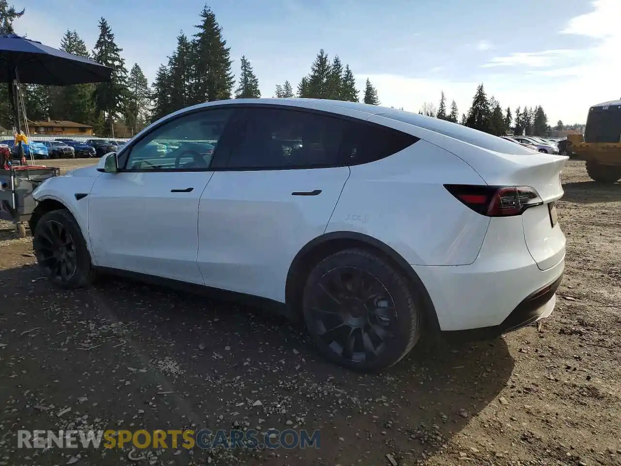 2 Photograph of a damaged car 7SAYGDEEXPF612005 TESLA MODEL Y 2023