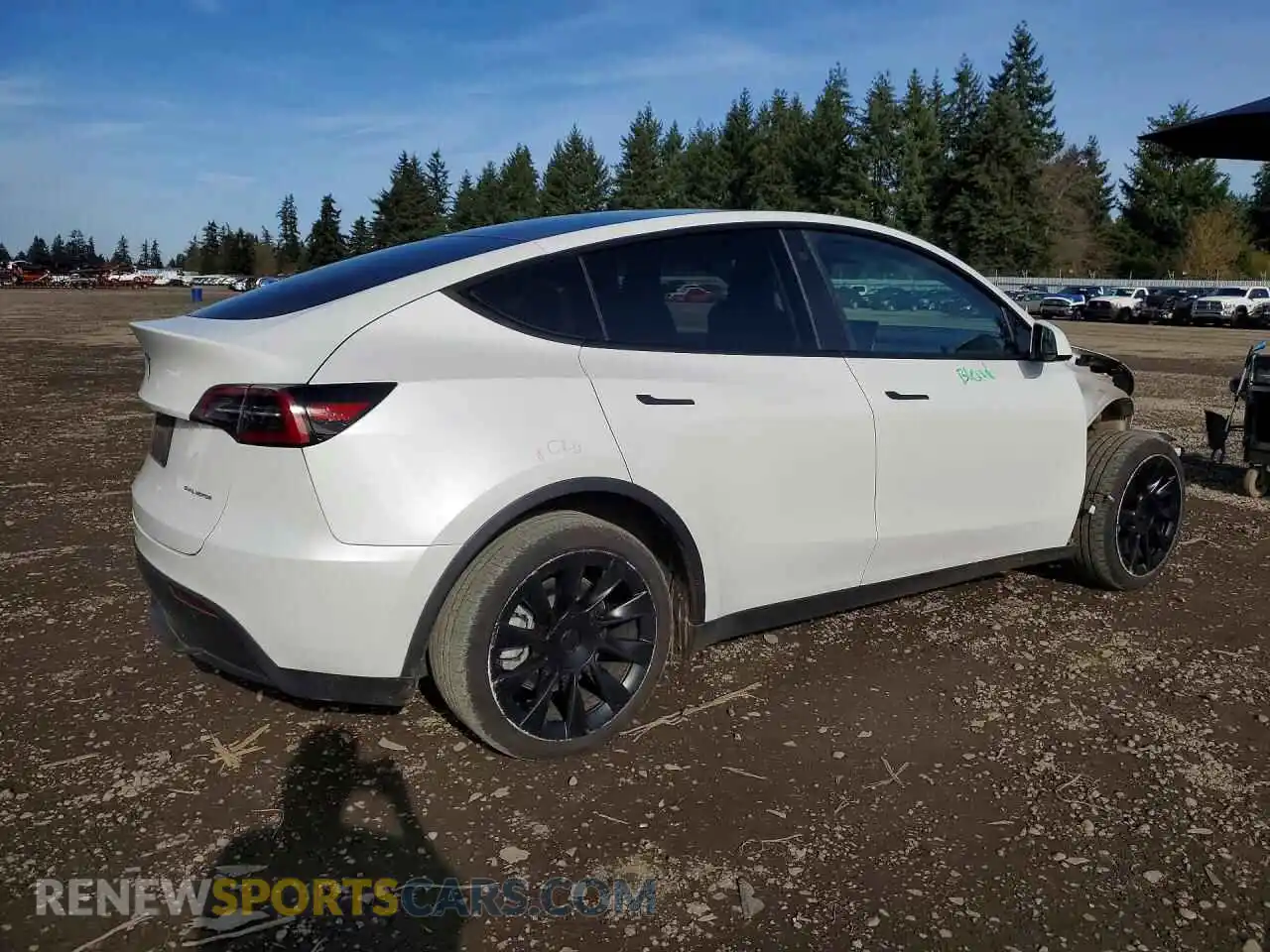 3 Photograph of a damaged car 7SAYGDEEXPF612005 TESLA MODEL Y 2023