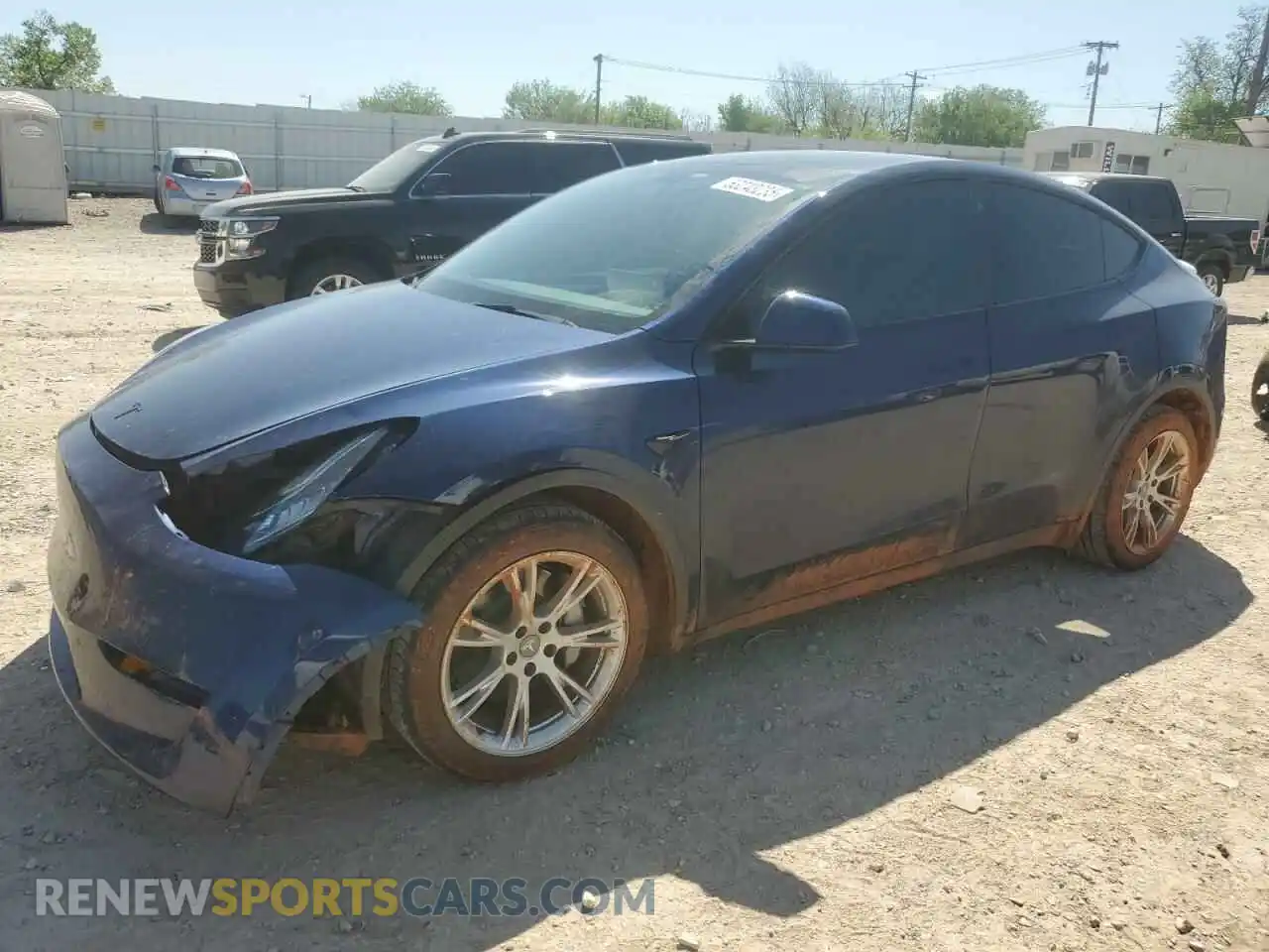 1 Photograph of a damaged car 7SAYGDEEXPF616099 TESLA MODEL Y 2023