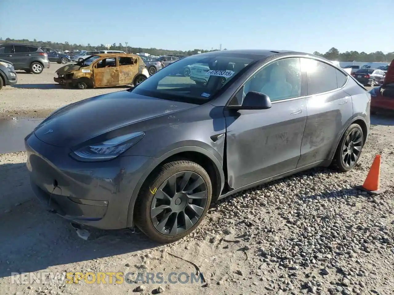 1 Фотография поврежденного автомобиля 7SAYGDEEXPF618029 TESLA MODEL Y 2023