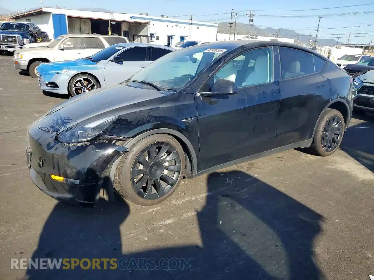 1 Photograph of a damaged car 7SAYGDEEXPF624266 TESLA MODEL Y 2023