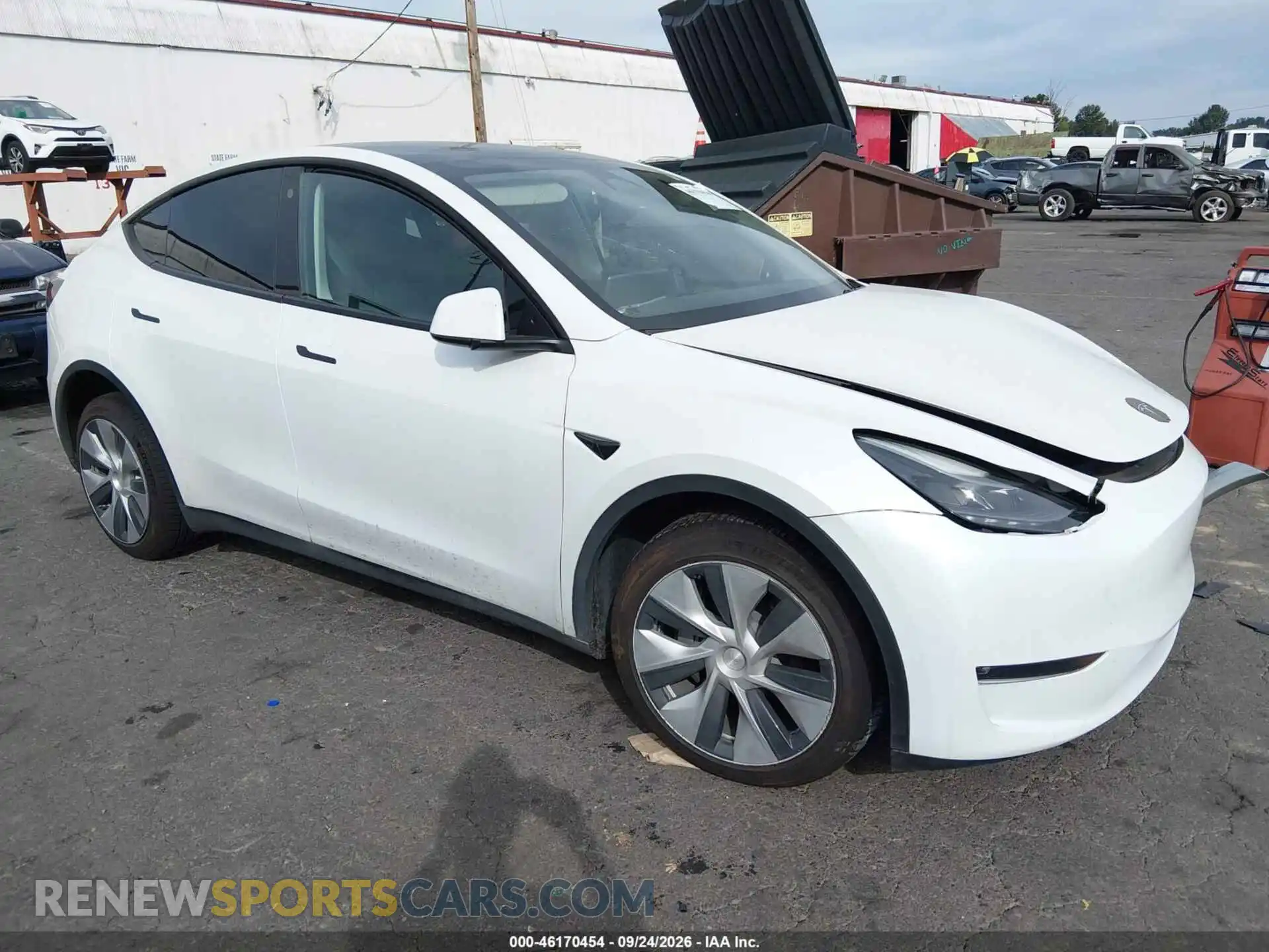 1 Photograph of a damaged car 7SAYGDEEXPF661690 TESLA MODEL Y 2023