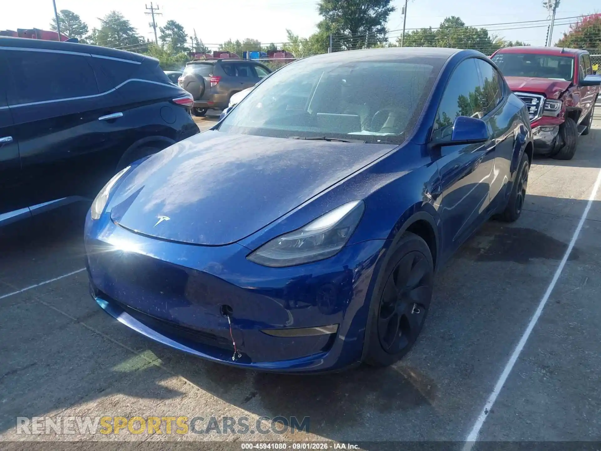 2 Photograph of a damaged car 7SAYGDEEXPF665951 TESLA MODEL Y 2023