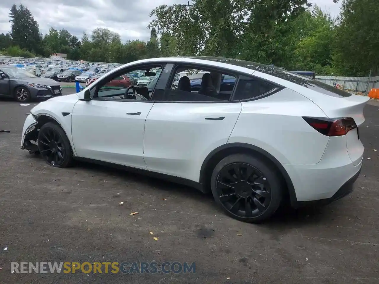 2 Photograph of a damaged car 7SAYGDEEXPF685715 TESLA MODEL Y 2023