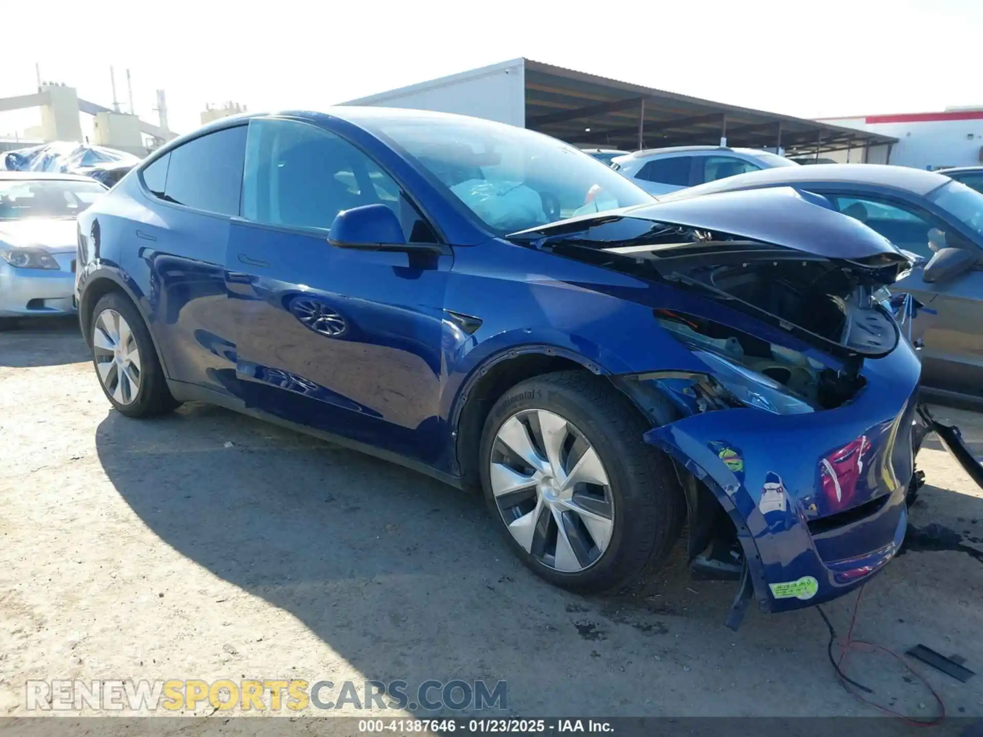 1 Photograph of a damaged car 7SAYGDEEXPF699467 TESLA MODEL Y 2023