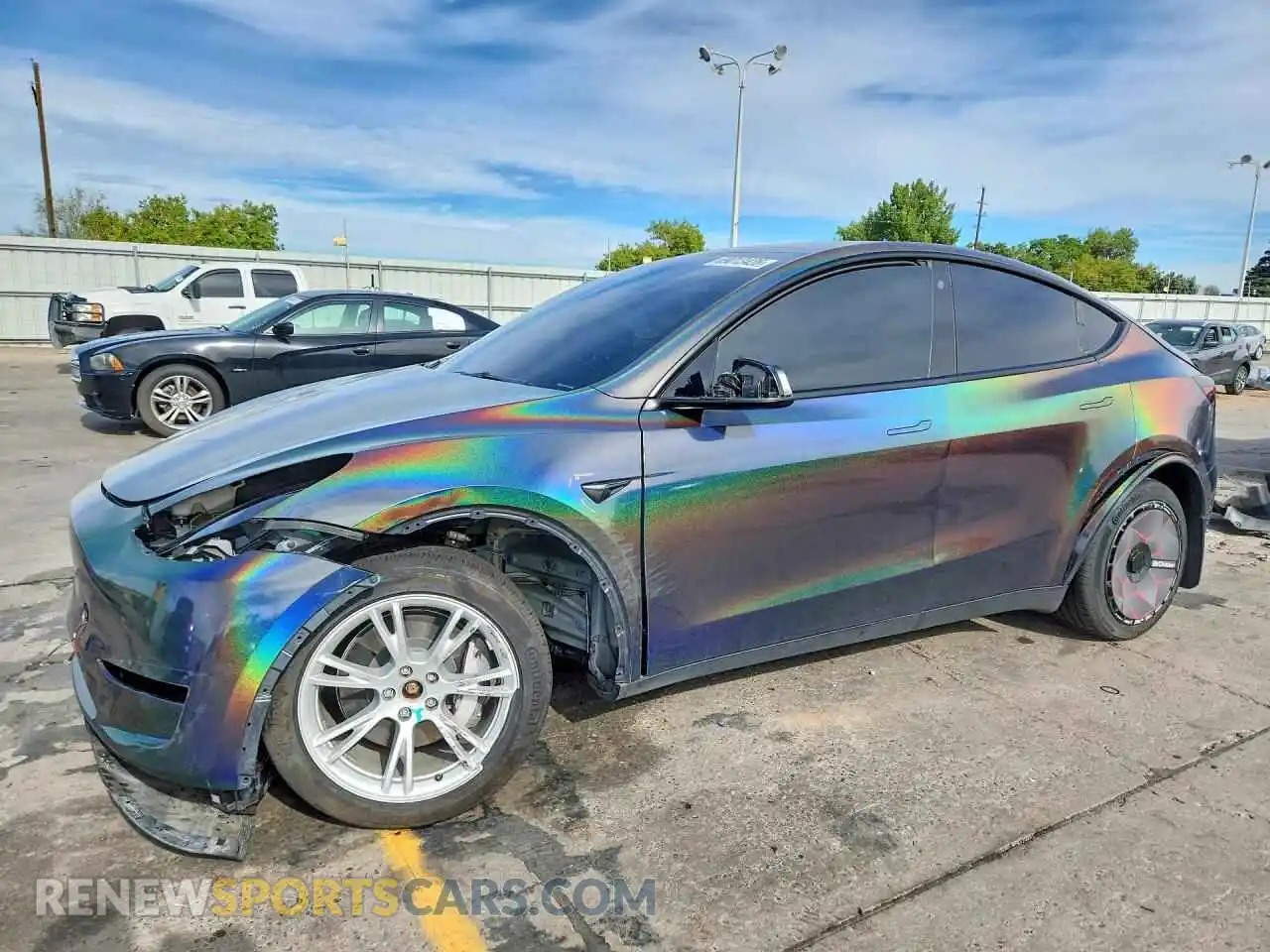 1 Photograph of a damaged car 7SAYGDEEXPF706952 TESLA MODEL Y 2023