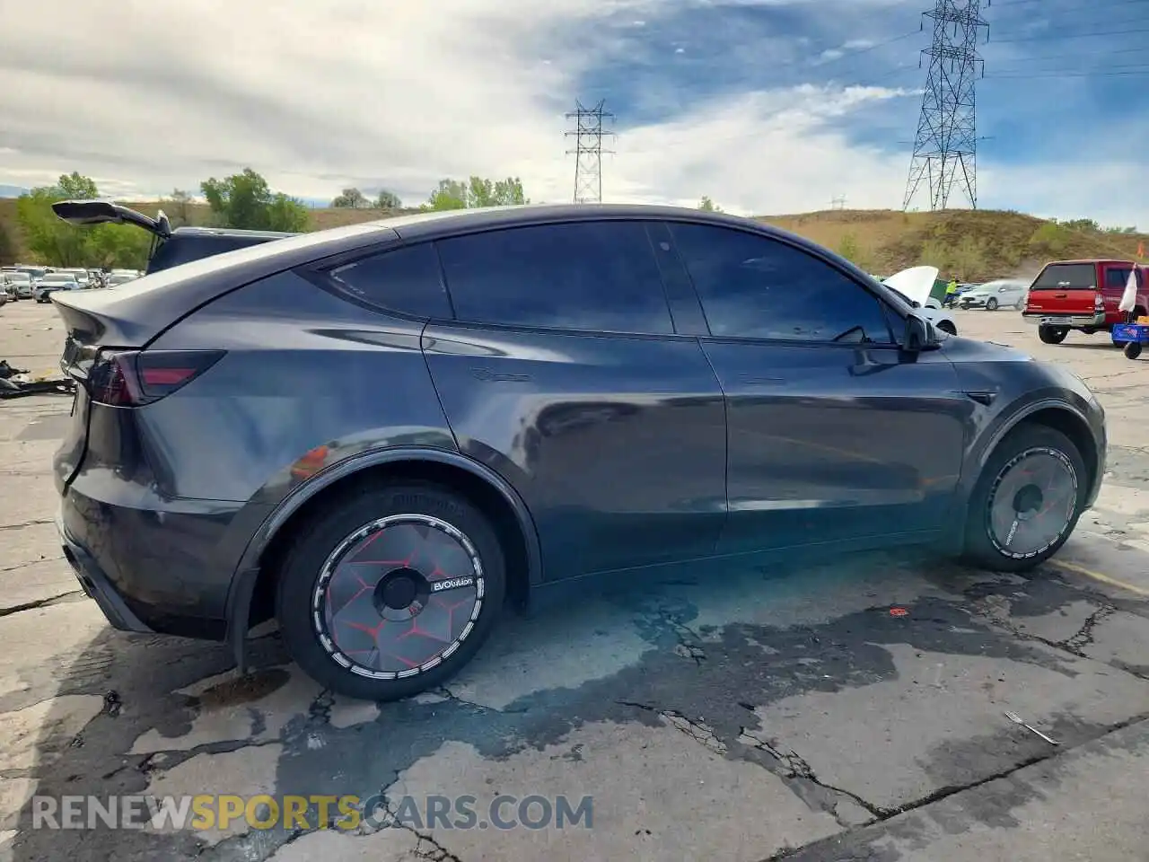 3 Photograph of a damaged car 7SAYGDEEXPF706952 TESLA MODEL Y 2023