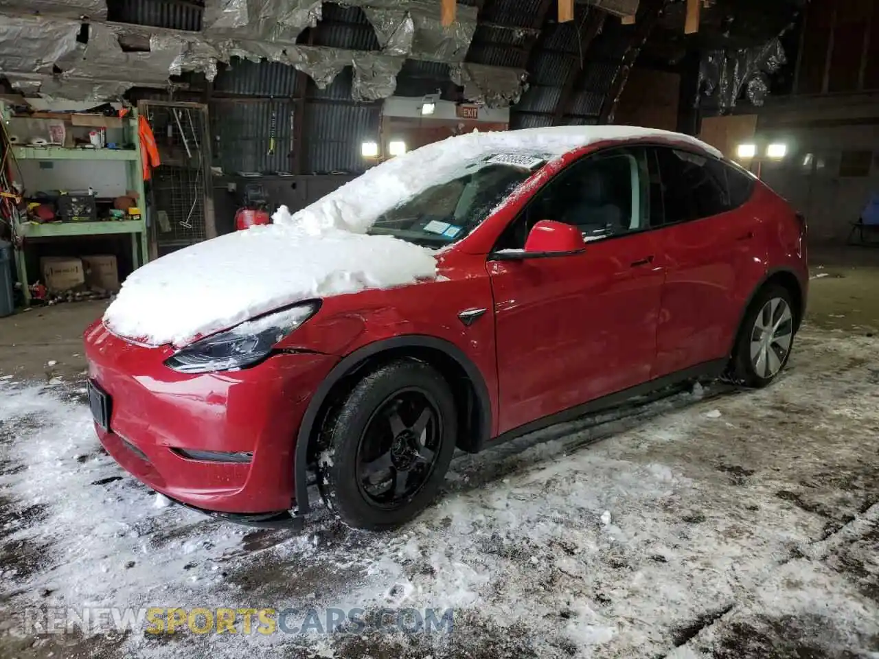1 Photograph of a damaged car 7SAYGDEEXPF710516 TESLA MODEL Y 2023