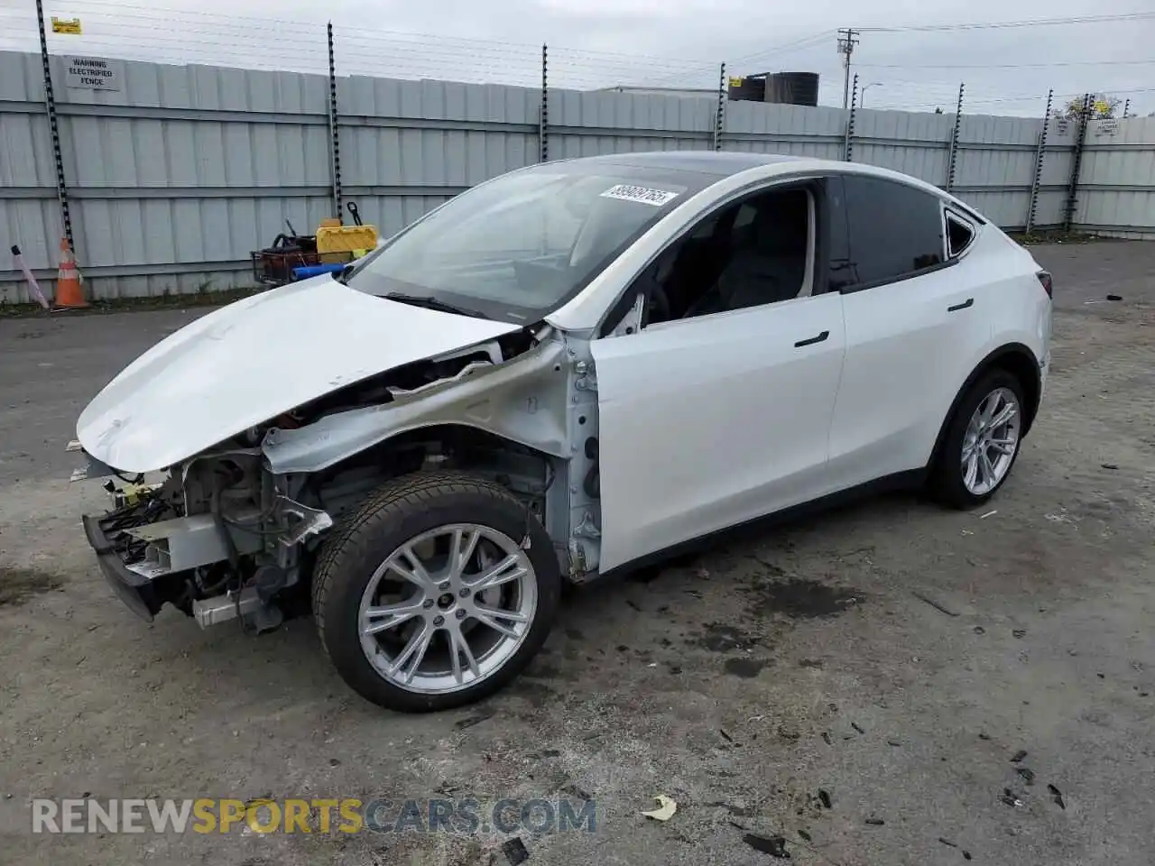 1 Photograph of a damaged car 7SAYGDEEXPF741054 TESLA MODEL Y 2023