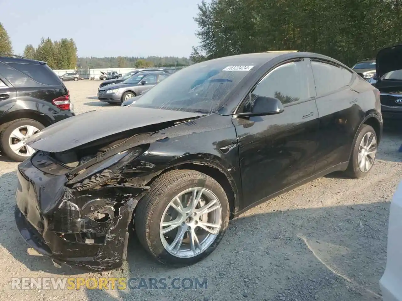 1 Photograph of a damaged car 7SAYGDEEXPF756024 TESLA MODEL Y 2023