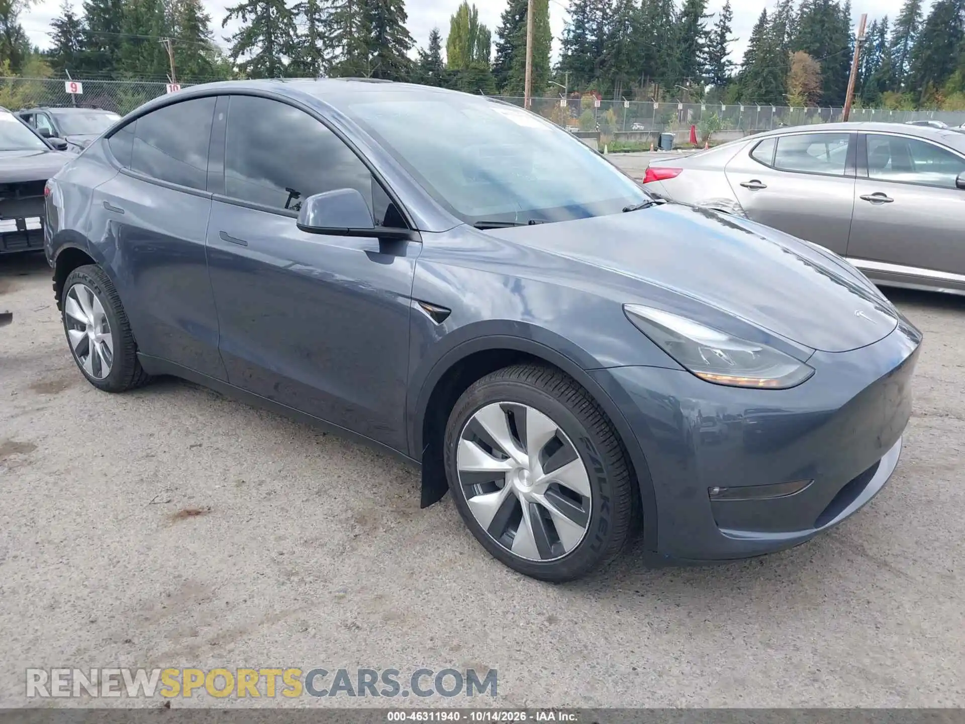 1 Photograph of a damaged car 7SAYGDEEXPF757187 TESLA MODEL Y 2023