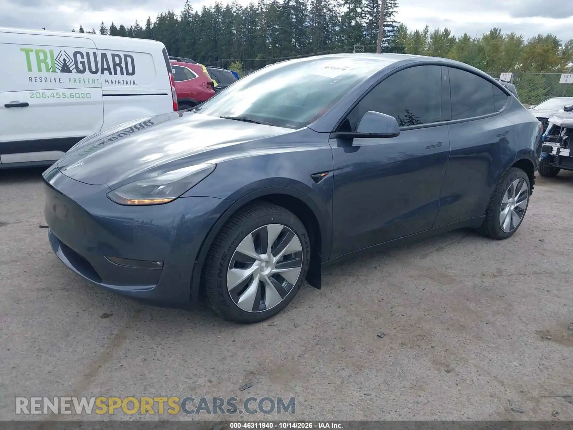 2 Photograph of a damaged car 7SAYGDEEXPF757187 TESLA MODEL Y 2023