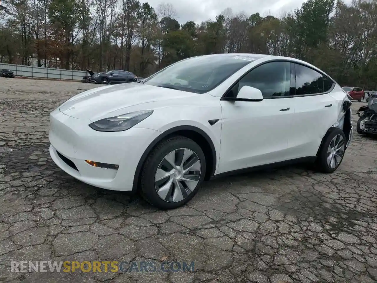 1 Photograph of a damaged car 7SAYGDEEXPF797947 TESLA MODEL Y 2023